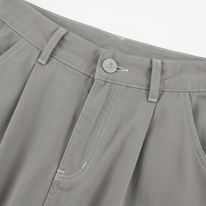 Pantalones Cortos Vaqueros Unisex Estilo Hip Hop, Venta al por Mayor Directo de Fábrica, Jorts Holgados con Efecto Lavado, Cintura Media, Dobladillo sin Rematar, Estilo Urbano Casual con Bolsillos Utilitarios - Product Image 5