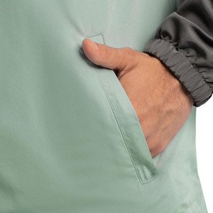 Men's Water Repellent Raglan Half Zip <b>Packable</b> Windbreaker <b>Jacket</b> - Product Image 4