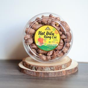 250g de noix de cajou non décortiquées de qualité supérieure du Vietnam, torréfiées, W240, dans une boîte ronde - Origine et prix compétitif direct de l'usine du Vietnam - Product Image 1