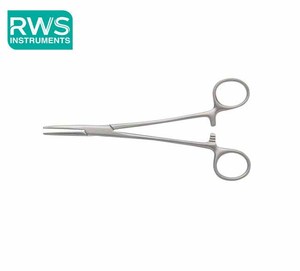 Pinzas Hemostáticas Quirúrgicas Curvas de Calidad Alemana RWS Instruments, Instrumentos para Arterias de Acero, Manuales, con Certificación CE, RWS-BCI-4936 - Product Image 1