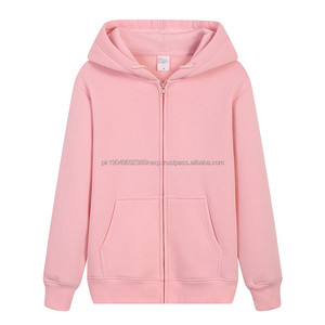 Zipper-up Unisex Men's Soft Fleece High Quality <b>Zip</b> OEM Blank Custom Logo Loose <b>Hooded</b> Sweatshirt Hoodies Hoodie - Product Image 2