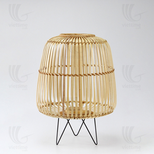 High Quality <b>Bamboo</b> Rattan <b>Lantern</b> Candle Holder Wholesale for Bedroom and Home Decorative Lighting - Product Image 4