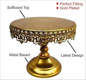 Support à gâteau haut de gamme pour la présentation de gâteaux, présentoir à desserts de luxe pour les mariages, les pâtisseries et les hôtels - Product Image 2