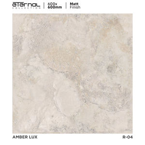 Superficie de suelo de porcelana mate con grabado en formato cuadrado de 600x600 mm, desarrollada con textura en capas de profundidad y un diseño visual equilibrado. - Product Image 1