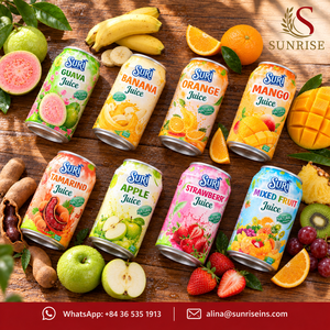 Jugo de naranja SURI 330ml en lata, bebida de frutas lista para beber de Vietnam - Product Image 5