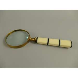 Loupe de luxe dorée avec poignées en corne, prix abordable, articles cadeaux nautiques, dernière arrivée - Product Image 5