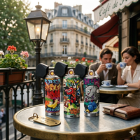 Briquet électronique Razz imprimé, design culture urbaine moderne, coupe-vent, 60K, rechargeable par USB, dispositif de chauffage pour grossistes en Espagne