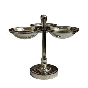 Recipiente Giratorio de Acero Inoxidable de Lujo para Condimentos, Nueces y Aperitivos con Asa Central, Tazón para Dulces y Frutos Secos para Mostrador - Product Image 2