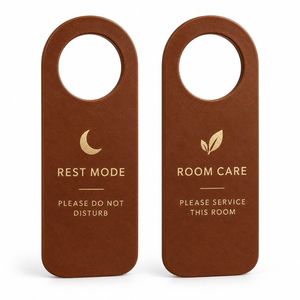 Accessoires de voyage personnalisés, étiquette de bagage en cuir avec logo gravé, vente en gros - Product Image 2