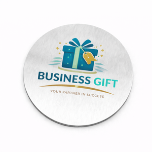 Sous-verre publicitaire personnalisé en acier inoxydable pour entreprise, cadeau promotionnel - Product Image 1