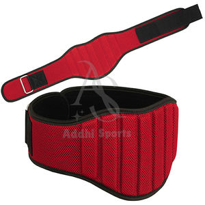 Cinturón de Neopreno Rojo de Alta Calidad, Transpirable, Ligero, Ajustable, con Logotipo Personalizado, Servicio OEM, Protección Profesional para Gimnasio - Product Image 2