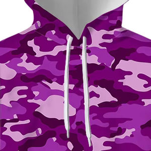 เสื้อฮู้ดผู้ชายแบบสวมหัว ผ้าฝ้าย 100% ระบายอากาศได้ดี พิมพ์ลายแบบ Sublimation สำหรับฤดูหนาว มีกระเป๋า  สำหรับเล่นกีฬา ออกกำลังกาย และสวมใส่ลำลอง - Product Image 5