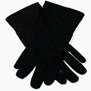 High Quality Masonic White Full Finger Gloves Solid Color Fabric Material Classical Style Sew-On Application 2026 - Product Image 4