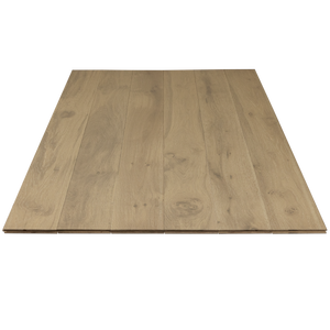 Planche de parquet en chêne blanc européen, 5 po x 5/8 po, naturel, rainuré et langueté, qualité supérieure - Product Image 1