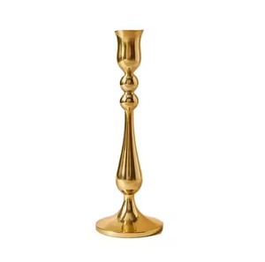 Candelabro de Metal Clásico para Decoración del Hogar, Elegante Portavelas de Mesa, Decoración Interior Vintage - Product Image 1