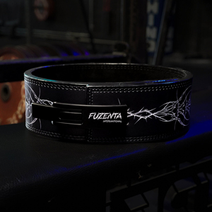 Custom Embroidery Logo 10MM & 13MM Thickness Lever Buckle Belt Gym Squats Weightlifting Workouts <b>Back</b> <b>Support</b> Powerlifting Belts - Product Image 2