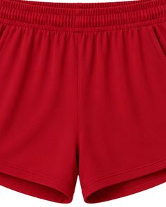 Women Red Sleeveless Tank Top And Shorts <b>Set</b> Cotton Spandex Casual Summer Lounge Wear Two Piece Outfit Fitness Yoga OEM Supplier - Product Image 6