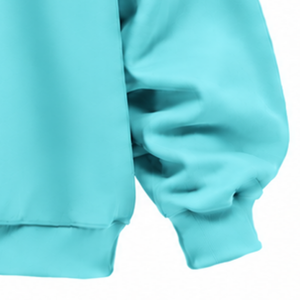 Sudadera Aqua Oversized de Cuello Alto Unisex, Gruesa, de Manga Larga, Ajuste Holgado, Estampado Personalizado, Estilo Casual Urbano, Invierno - Product Image 5