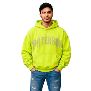 Sweat-shirts personnalisés pour hommes, marque privée, coton molletonné, streetwear, fabricant de vêtements en gros pour les marques américaines, britanniques et européennes - Product Image 2