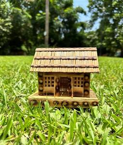 Maison en bambou artisanale, style maison, accessoires artisanaux, grande taille, économique pour la maison - Product Image 1