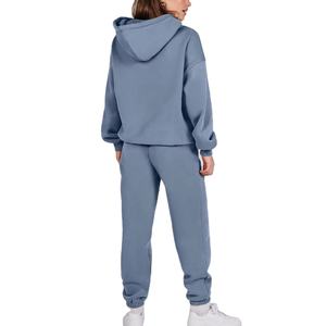 Survêtement imprimé délavé à l'acide Ensemble de jogging à séchage rapide de haute qualité Sweat à capuche Logo personnalisé Marque privée Grande taille Gym Hiver 2026 - Product Image 6