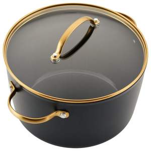 Poêle à frire antiadhésive de qualité professionnelle avec poignée amovible, base en aluminium moulé, compatible induction, pour la cuisine - Product Image 2