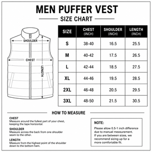 Gilet matelassé sans manches pour homme, bleu ardoise, rembourré en polyester, col montant, thermique, confortable, pour l'hiver et le quotidien - Product Image 6