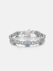 Handcrafted Cuban <b>Bracelet</b> Featuring Premium Lab Grown Diamonds And Fine Jewelry Appeal - Product Image 3