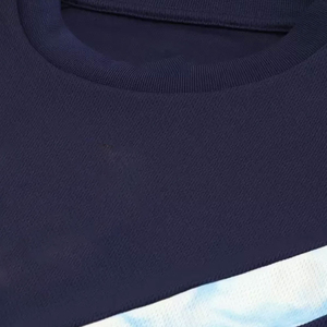 Sweat-shirt à col rond pour homme, bleu marine et blanc, à panneaux chevron, manches longues, pull décontracté, vêtements d'automne et d'hiver - Product Image 5