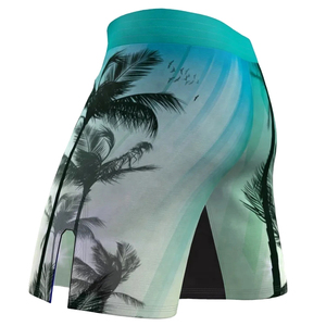 Shorts de combat MMA en gros OEM, polyester extensible uni, respirant, léger, séchage rapide, haute qualité, pour le kick-boxing - Product Image 6
