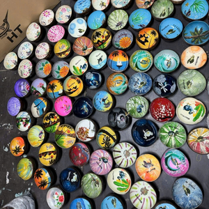 Bol en nacre artisanal du Vietnam, vente en gros à Hanoï, B2B, décor entrelacé fait main pour vaisselle de luxe - Product Image 5