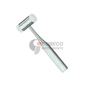 Maillet chirurgical en acier inoxydable à poignée texturée pour un contrôle amélioré, compatible avec les gants chirurgicaux - Product Image 3