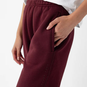 Pantalones Jogger de Felpa Francesa Bordados Personalizados, Pantalones Deportivos Holgados de Punto y Pantalones Deportivos Anchos con Pierna Ancha para Hombre y Mujer - Product Image 3