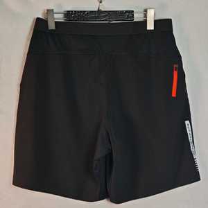 Pantalones Cortos Deportivos PUFFIN SPORTS Personalizados para Hombre, Negros, Sólidos, de Secado Rápido, con Cordón Ajustable, Deportivos, Atléticos, de Cintura Media y Longitud Corta - Product Image 2