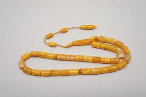 Tasbih artisanal en résine thème ange, perles de prière islamiques, cadeau religieux musulman de qualité supérieure, chapelet, figurine technique de moulage - Product Image 2