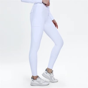 Pantalones de equitación occidentales coloridos para mujer, antideslizantes, con silicona en toda la asiento, de alta elasticidad, de alta calidad. - Product Image 5