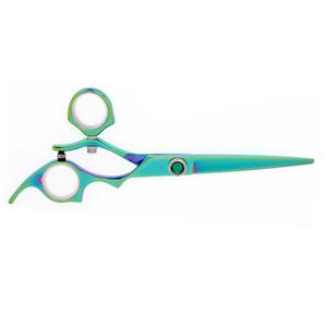 Tijeras de Peluquería Profesionales Morje, Acero Inoxidable, Hoja Afilada, para Diestros, Mango Corto, 28 Dientes, Ligeras - Product Image 3