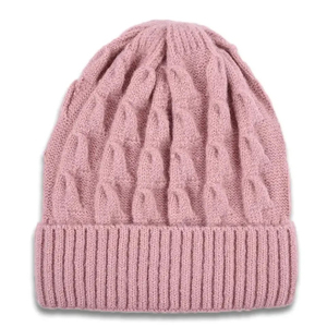 Custom Beanies Knit Winter Custom LOGO Wholesale Jacquard Oversize Unisex <b>Men</b> Warm Kids Blank Rhinestone Beanie - Product Image 4