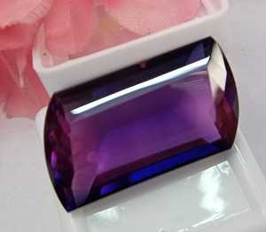 Piedra Preciosa Natural de Amatista con Forma Elegante, Certificada, de Alta Calidad, Color Púrpura, para Joyería - Product Image 3