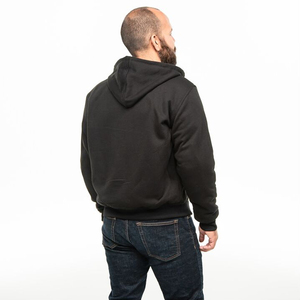 Men's Black Full Sleeve Polyester Hoodie With Snake And Skull Print Front Zipper <b>Jacket</b> All Seasons Motorcycle Wear - Product Image 6