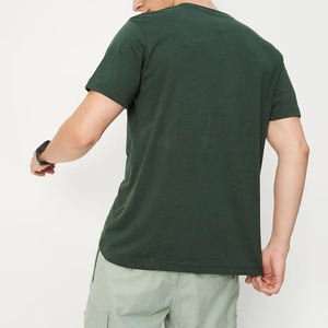 T-shirt pour homme de qualité supérieure avec logo personnalisé, qualité première classe, 100% coton, uni, manches courtes, t-shirts d'été - Product Image 4