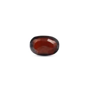 Handcrafted 6.8 Carat Natural Hessonite Gomed Oval Cut Loose Gemstone for Fine Jewelry - Product Image 2