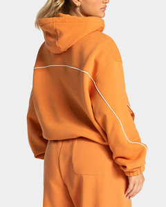 Ensemble de survêtement décontracté en molleton premium pour femme, sweat-shirt oversize et pantalon de jogging en coton, coupe ample, pour l'hiver, couleur unie, 2 pièces - Product Image 5