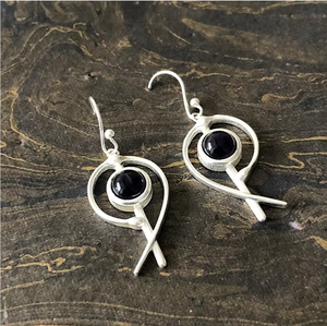 High Quality 925 Sterling Silver With Black Onyx Gemstone <b>Earrings</b> for Women's Wearable Any Occasion Jewelry Accessories - Product Image 2