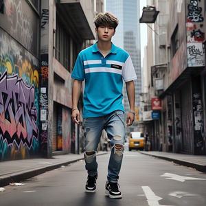 Polos de algodón de alta calidad con logotipo bordado personalizado para hombre, ropa deportiva informal de marca, polos de talla grande para hombre - Product Image 2