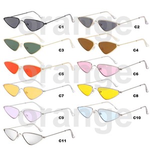 แว่นกันแดดทรงแคทอาย กรอบโลหะ แฟชั่นสำหรับผู้หญิงและผู้ชาย - Product Image 6