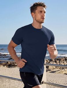 Seamless UV-Protection Mens Quick-Dry T-<b>Shirt</b> For Running With Muscle Support Fit - Product Image 2