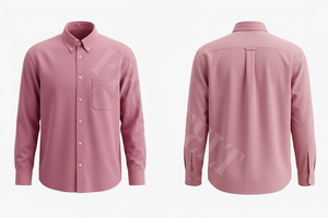 Camisa de Vestir Elegante y Moderna de Manga Larga, Hecha a Medida, con Cuello Abotonado, Formal, para Negocios, Ajustada, para Oficina, para Hombre - Product Image 5