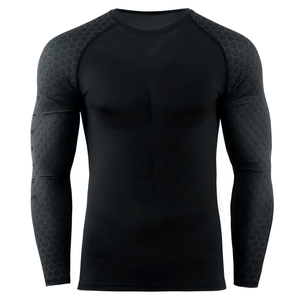 Custom <b>Compression</b> <b>Shirt</b> OEM Polyester Spandex Fabric Quick Dry Gym Fitness Sports Base Layer Manufacturer Supplier Worldwide - Product Image 2