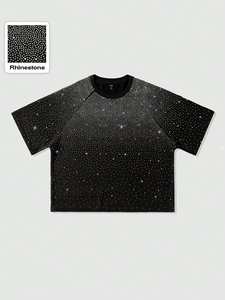 เสื้อยืดแขนสั้นทรงเข้ารูปผู้ชาย สไตล์สตรีท คอกลม ผ้าคอตตอนเจอร์ซีย์ โลโก้ด้านหน้า เป็นมิตรกับสิ่งแวดล้อม ระบายอากาศได้ดี รับสั่งทำ - Product Image 3
